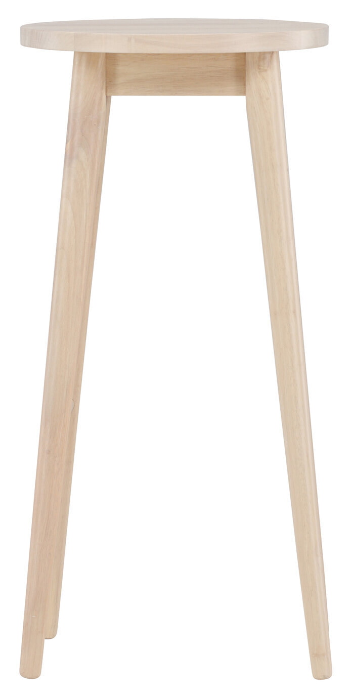 Nohr Barkruk 'Donella' Rubberhout, kleur Naturel (zithoogte 75cm)