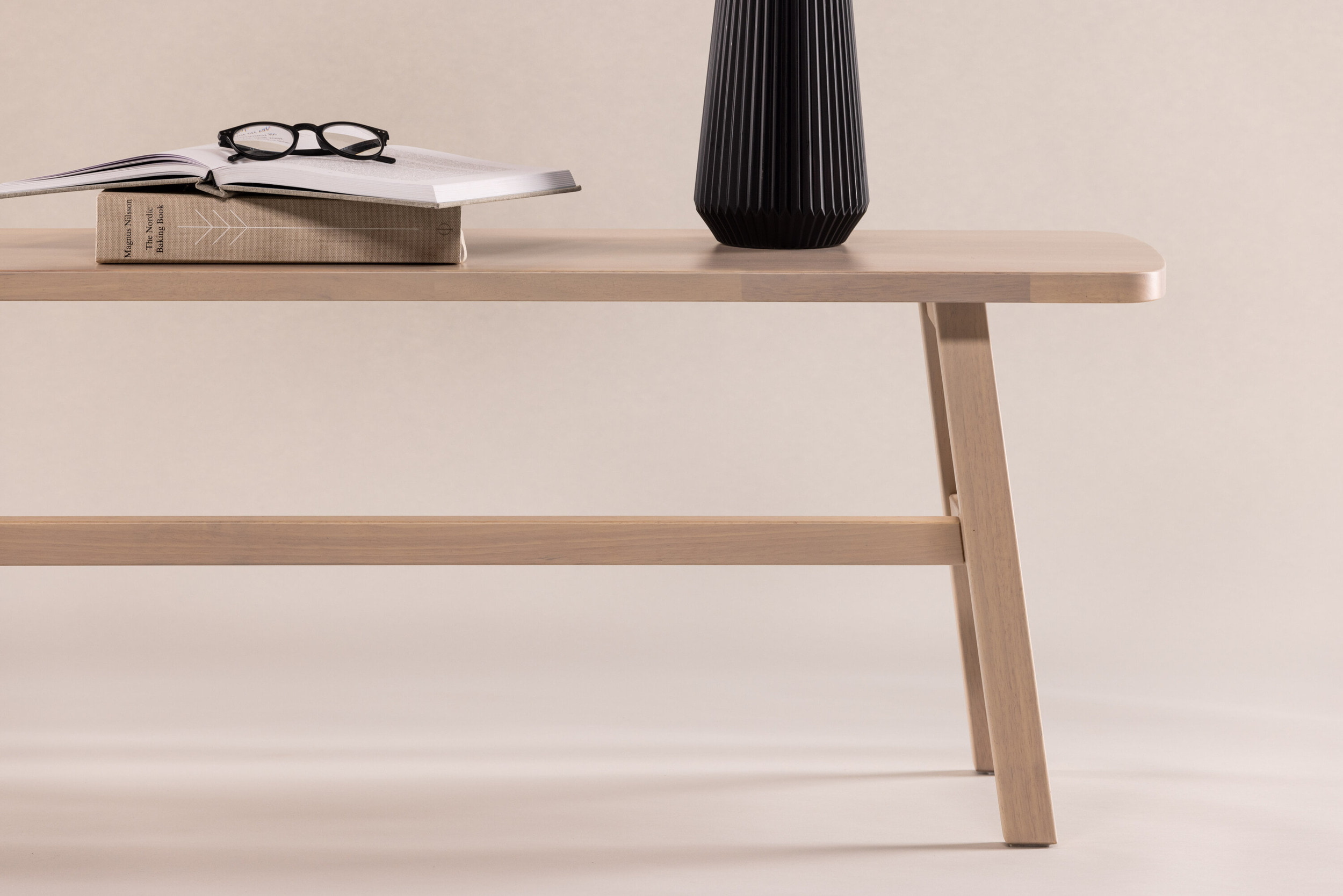 Nohr Halbank 'Akio' Rubberhout, 140cm