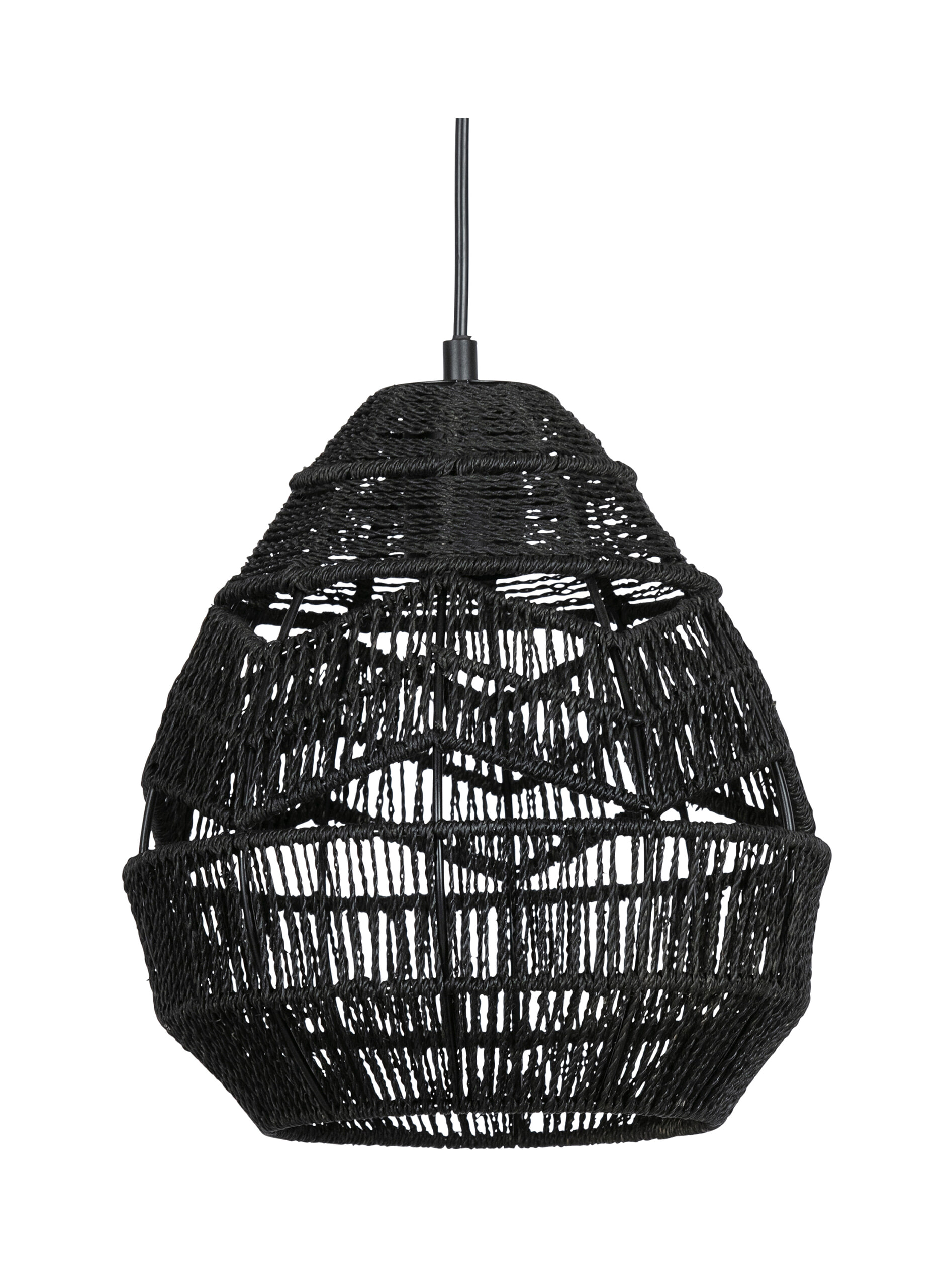 WOOOD Exclusive Hanglamp 'Adelaide' Ø25cm, kleur Zwart WOOOD Exclusive Hanglamp 'Adelaide' Ø25cm, kleur Zwart