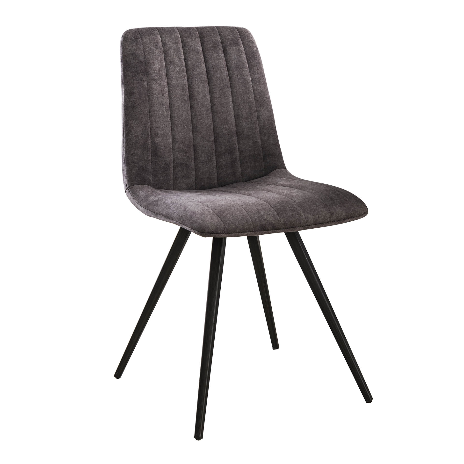 Eetkamerstoel 'Cora' Velvet, kleur Grijs