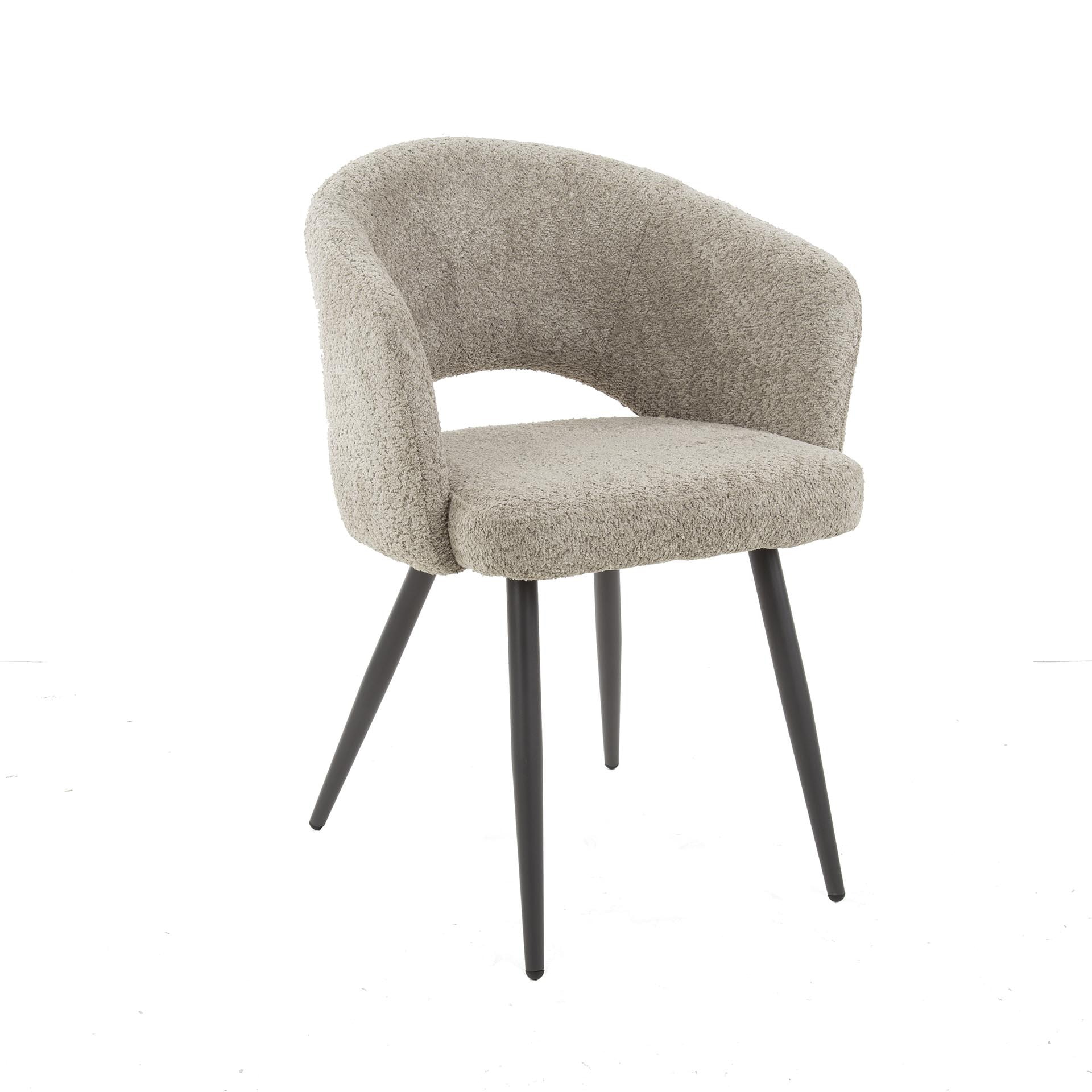 Sohome Eetkamerstoel 'Aiden' Bouclé, kleur Zand