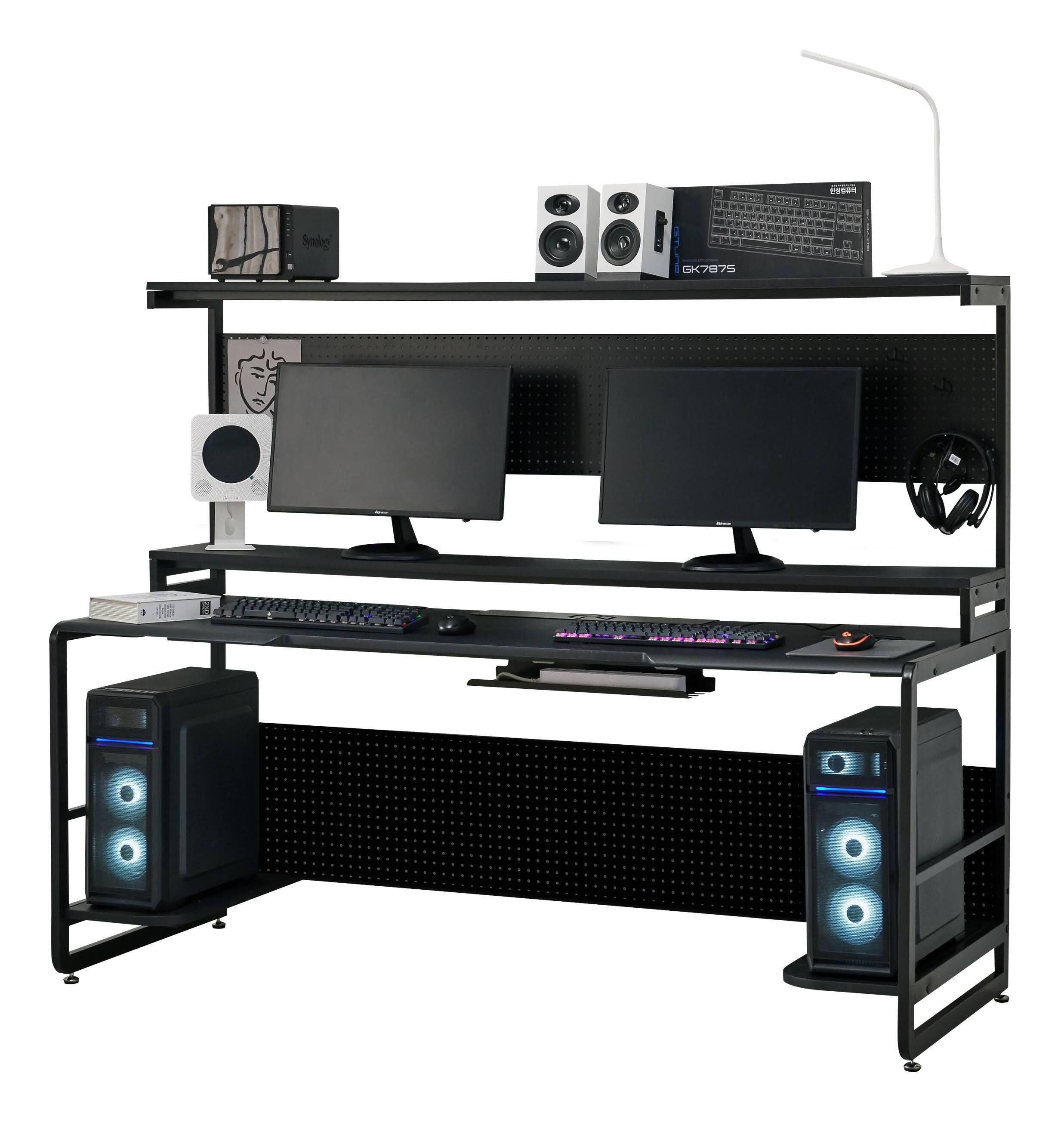 Artistiq Bureau 'Larssen' 180cm, kleur zwart