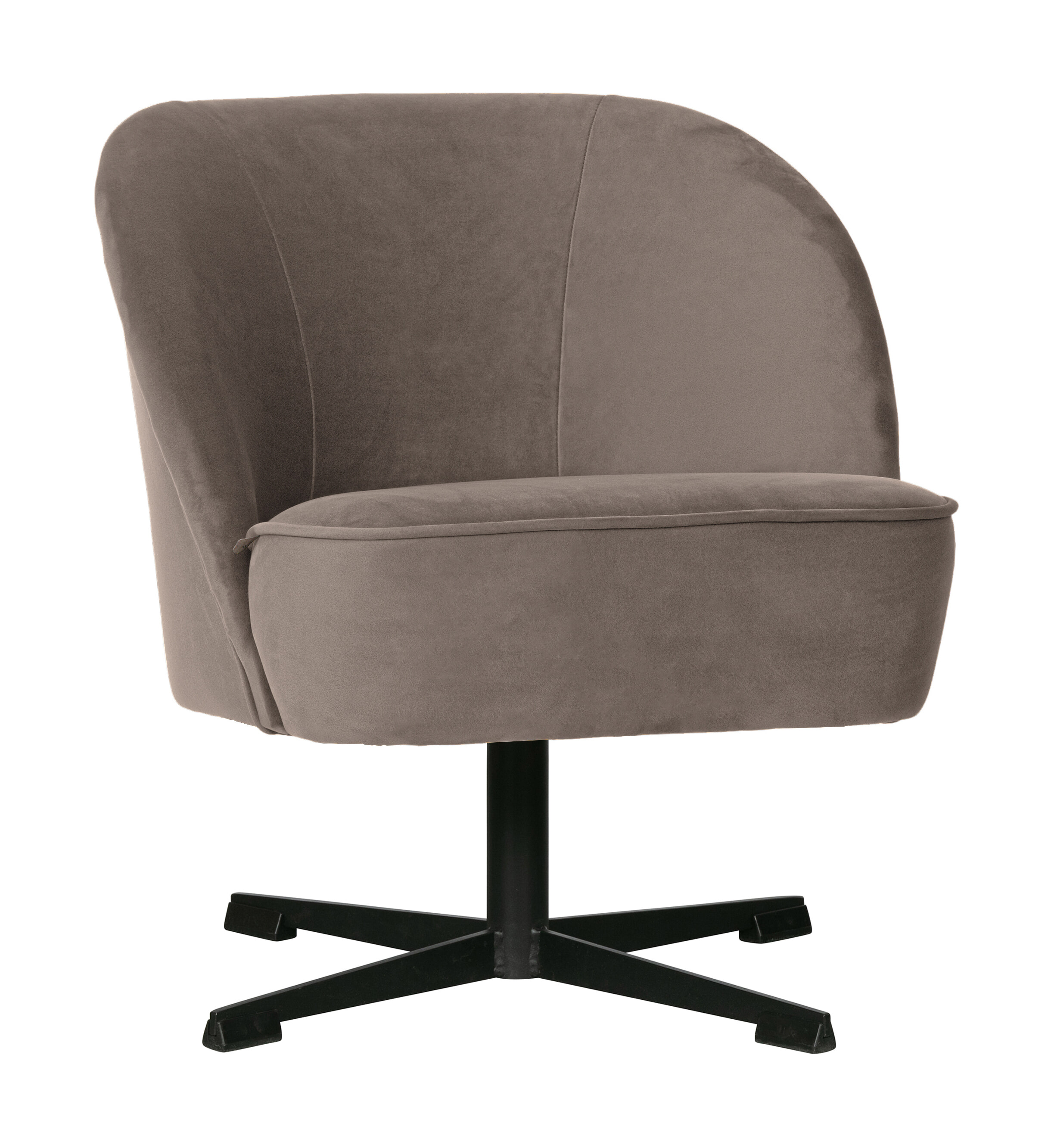 BePureHome Draaifauteuil 'Vogue' Velvet, kleur Nougat BePureHome Draaifauteuil 'Vogue' Velvet, kleur Nougat