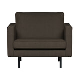 BePureHome Fauteuil 'Rodeo' Stretched, kleur Warm Grey/Brown