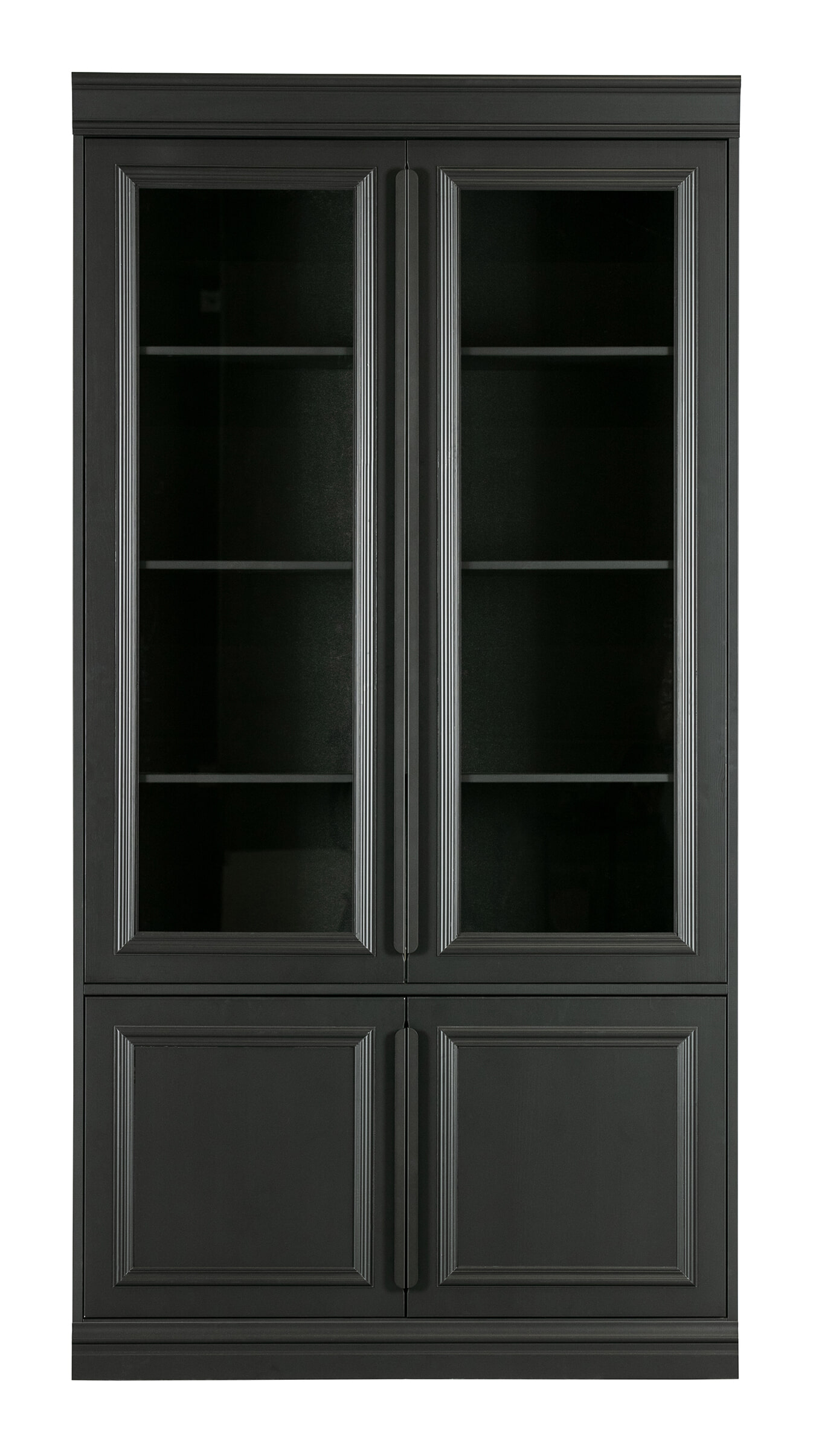 BePureHome Vitrinekast 'Organize', kleur Matzwart BePureHome Vitrinekast 'Organize', kleur Matzwart
