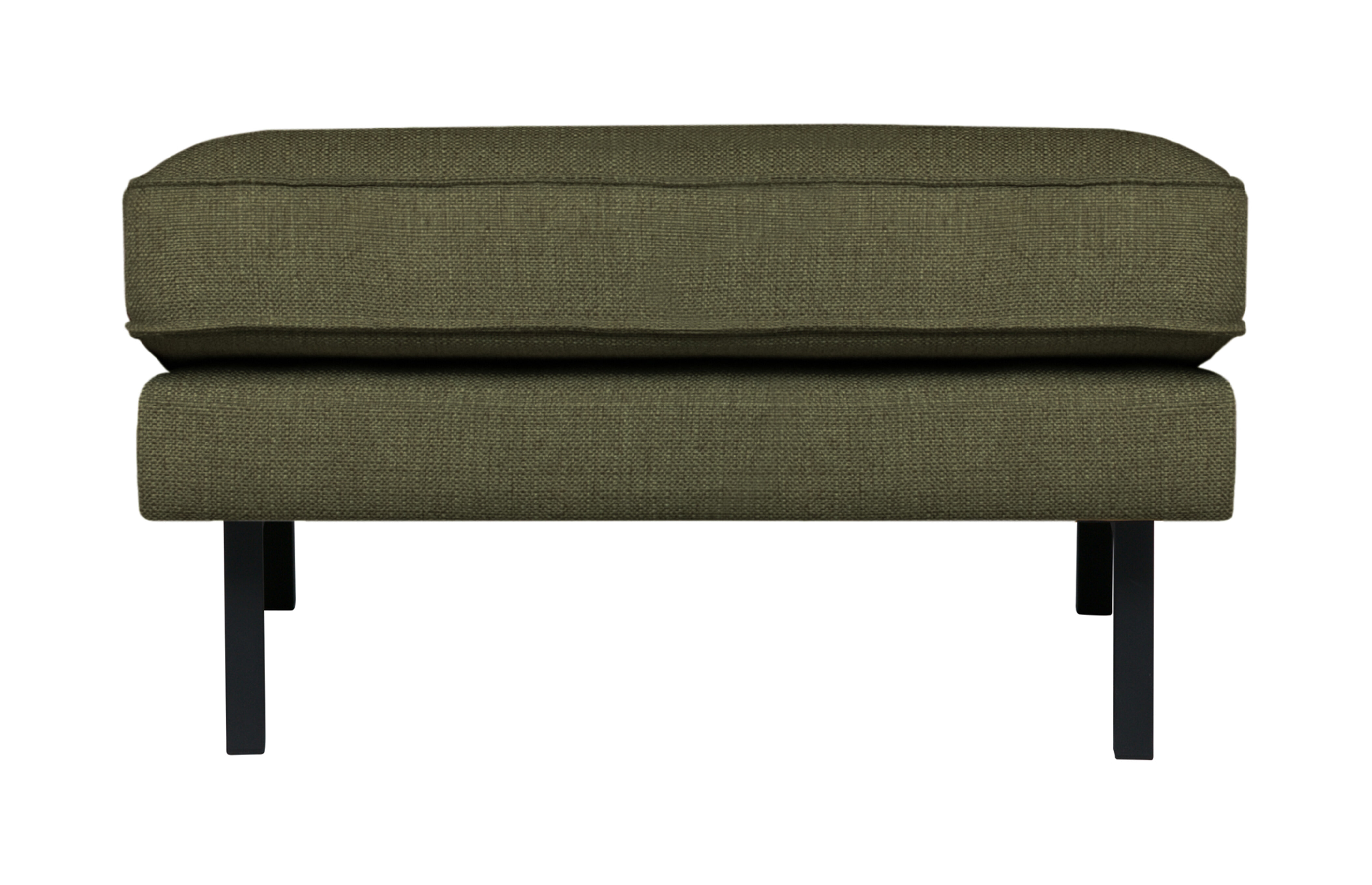 BePureHome Hocker 'Rodeo' Stretched, kleur Tea Leave BePureHome Hocker 'Rodeo' Stretched, kleur Tea Leave