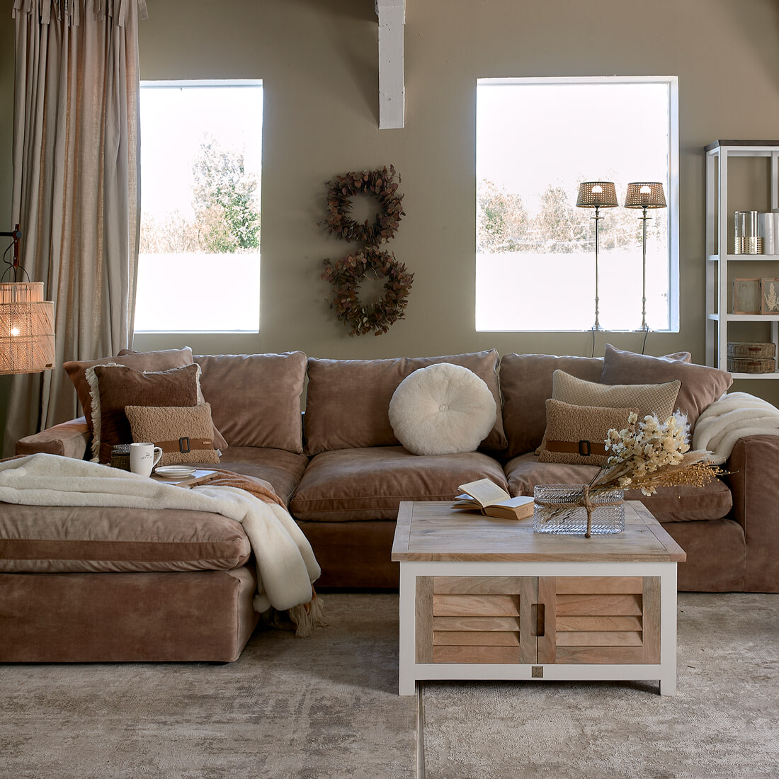 Rivièra Maison Salontafel 'Pacifica' 90 x 90cm