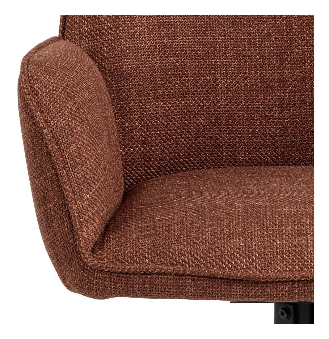 Bendt Draaibare Eetkamerstoel 'Dantrell' kleur Terracotta