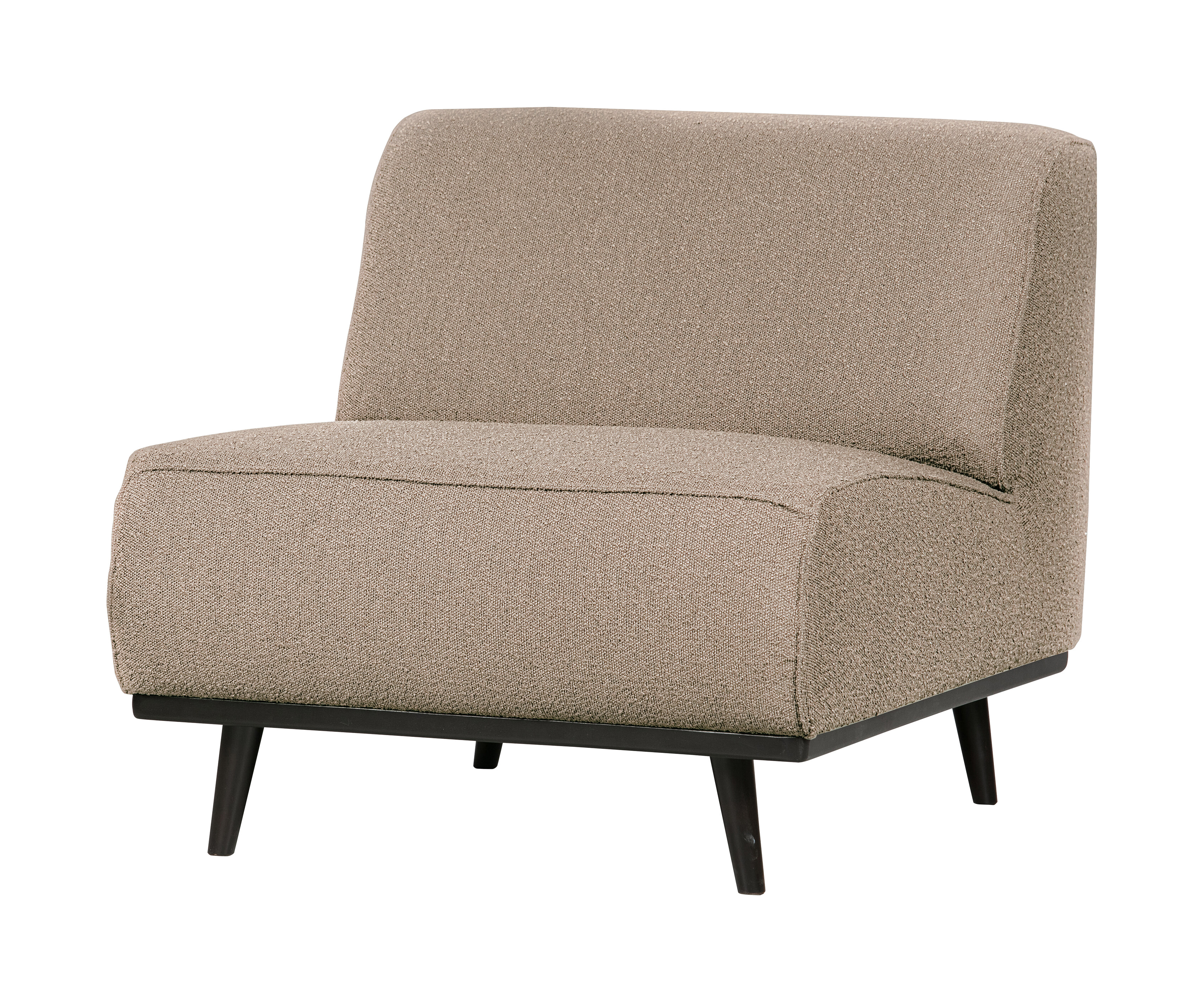 BePureHome Fauteuil 'Statement' Bouclé, kleur Beige BePureHome Fauteuil 'Statement' Bouclé, kleur Beige