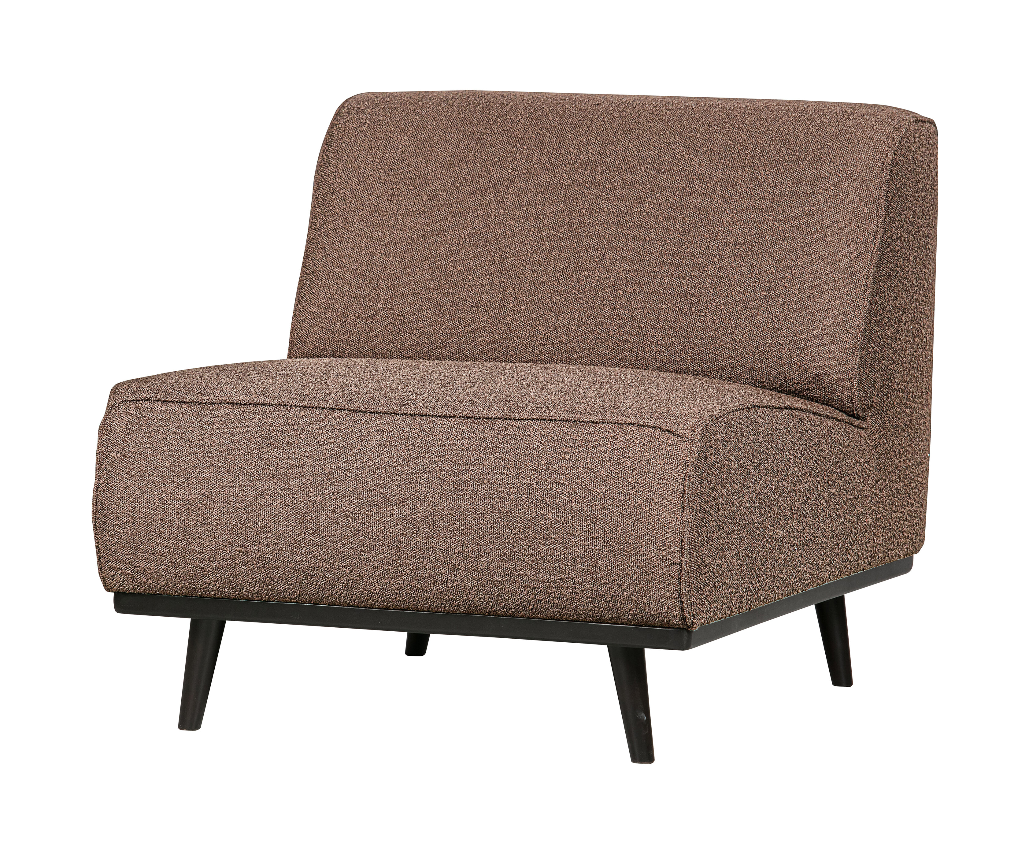 BePureHome Fauteuil 'Statement' Bouclé, kleur Nougat BePureHome Fauteuil 'Statement' Bouclé, kleur Nougat