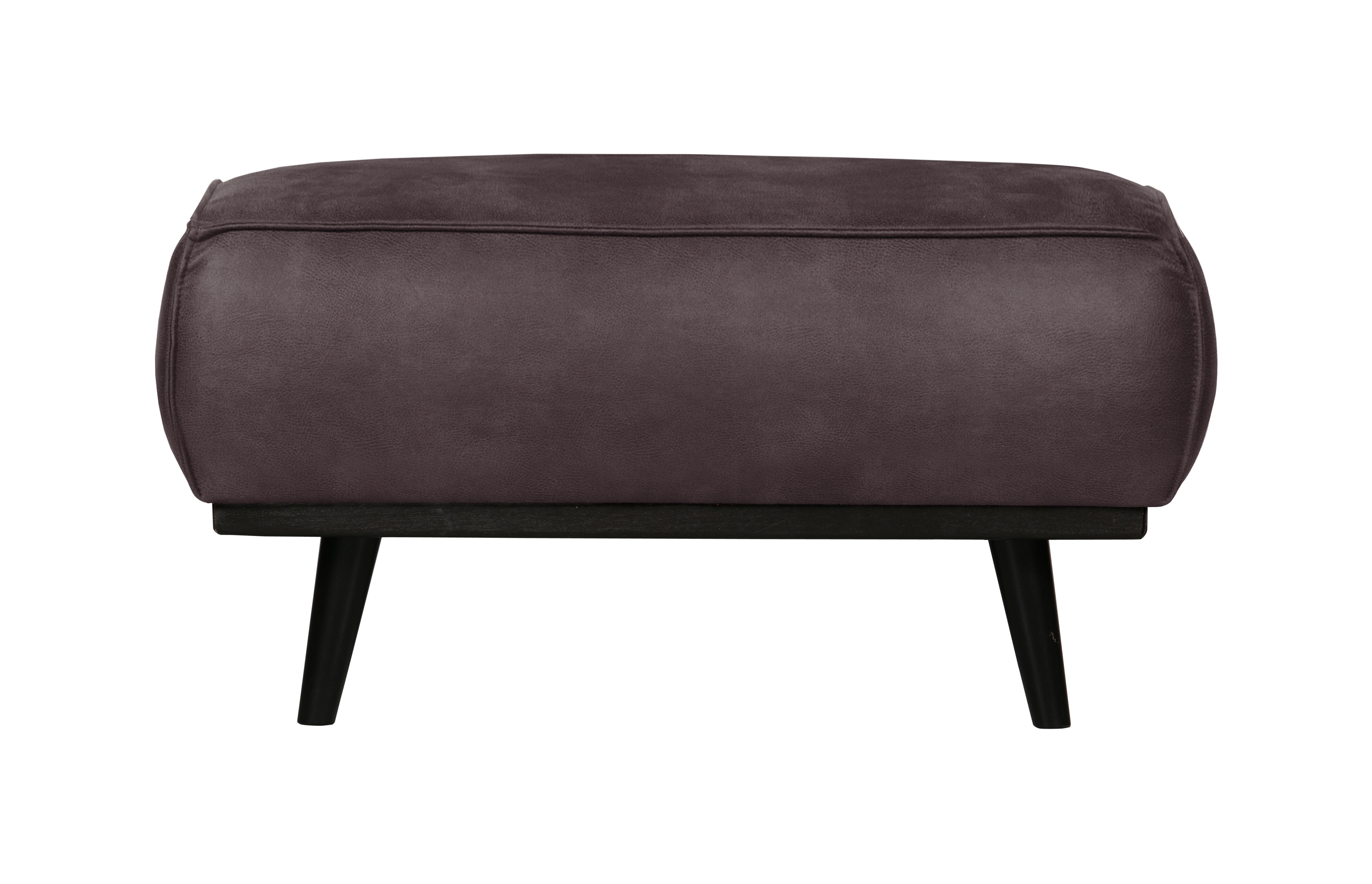 BePureHome Hocker 'Statement' Eco Leder, kleur Grijs BePureHome Hocker 'Statement' Eco Leder, kleur Grijs
