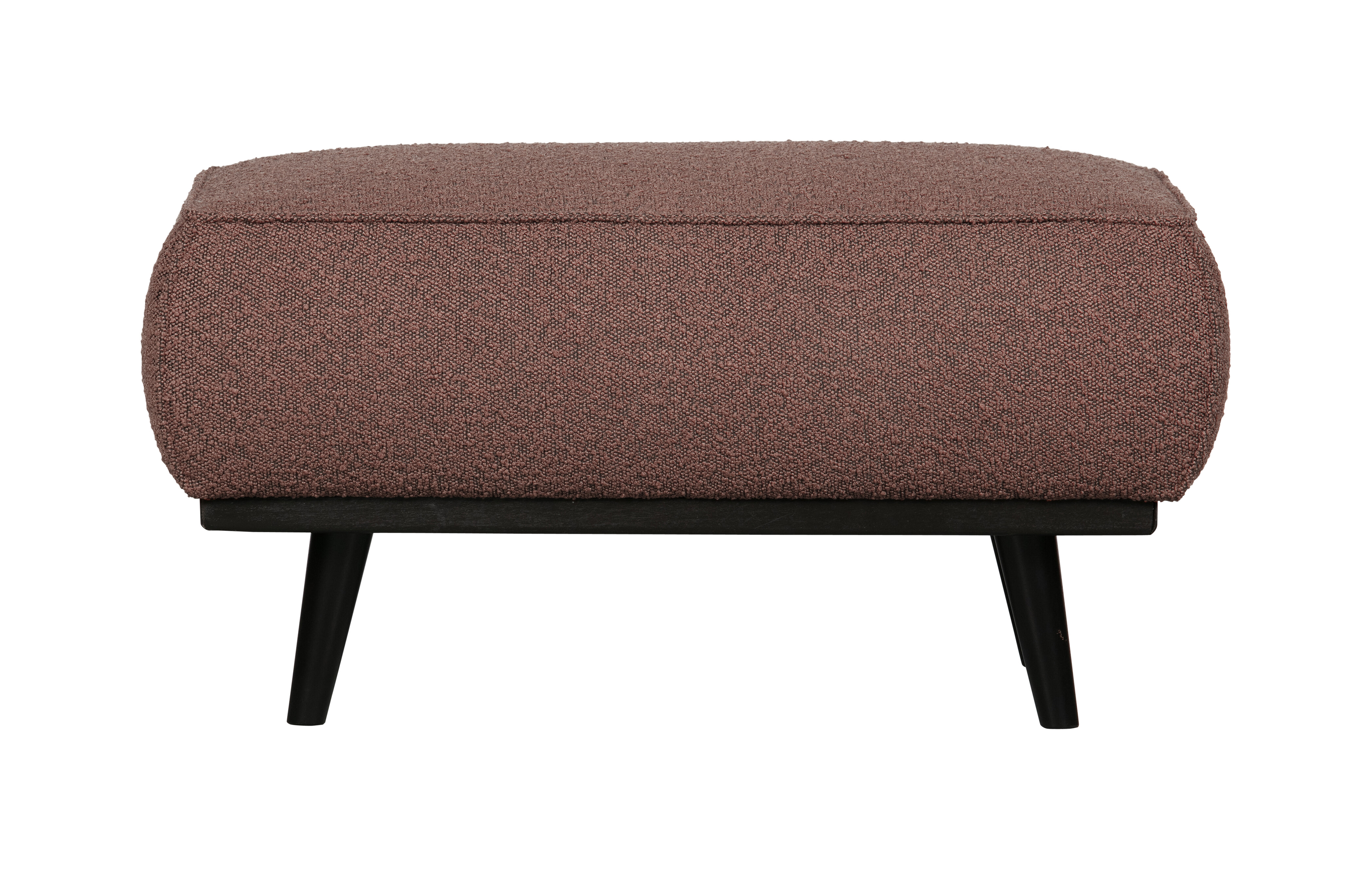 BePureHome Hocker 'Statement' Bouclé, kleur Coffee BePureHome Hocker 'Statement' Bouclé, kleur Coffee