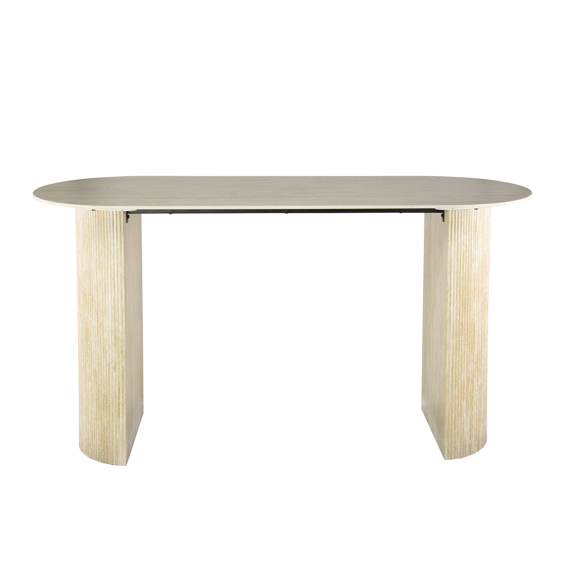 LifestyleFurn Bartafel 'Laycie' Travertinlook, 178 x 70cm