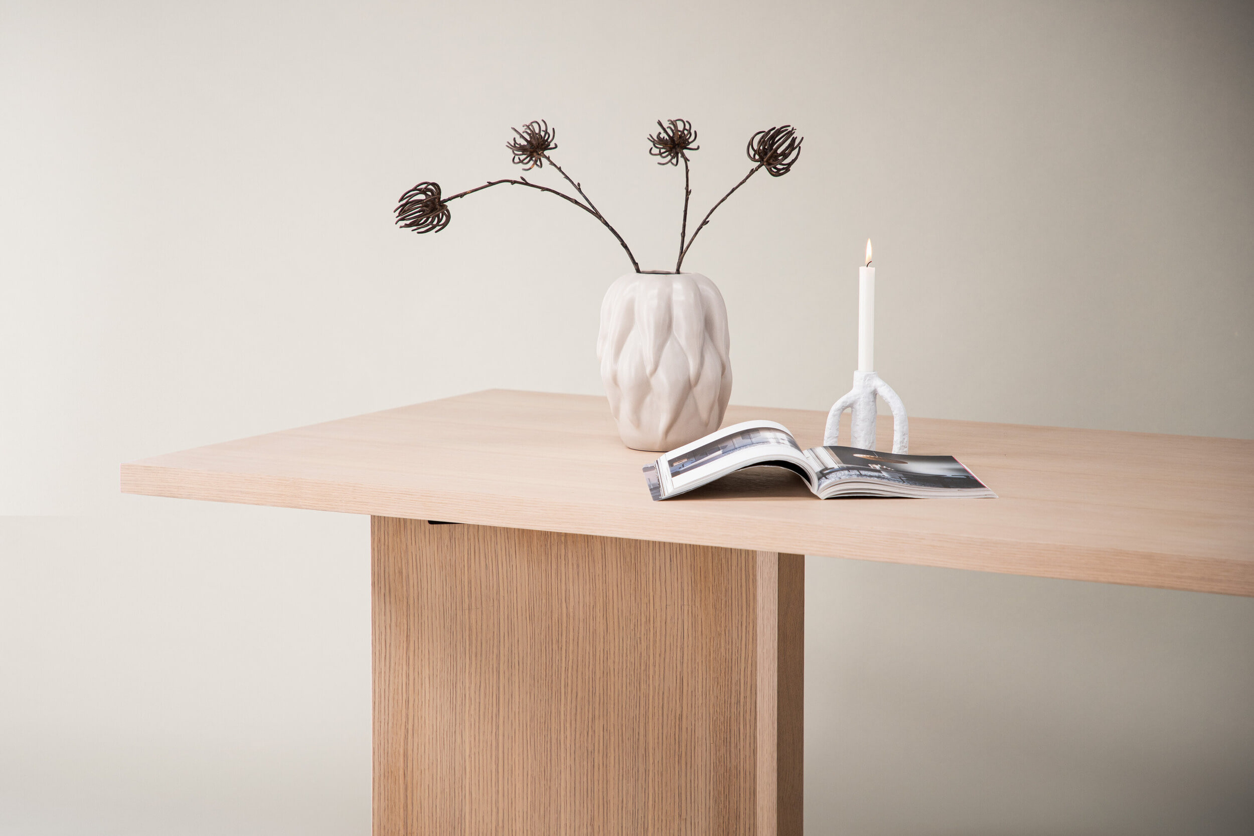 Nohr Eettafel 'Navarro' Whitewash, 240 x 100cm