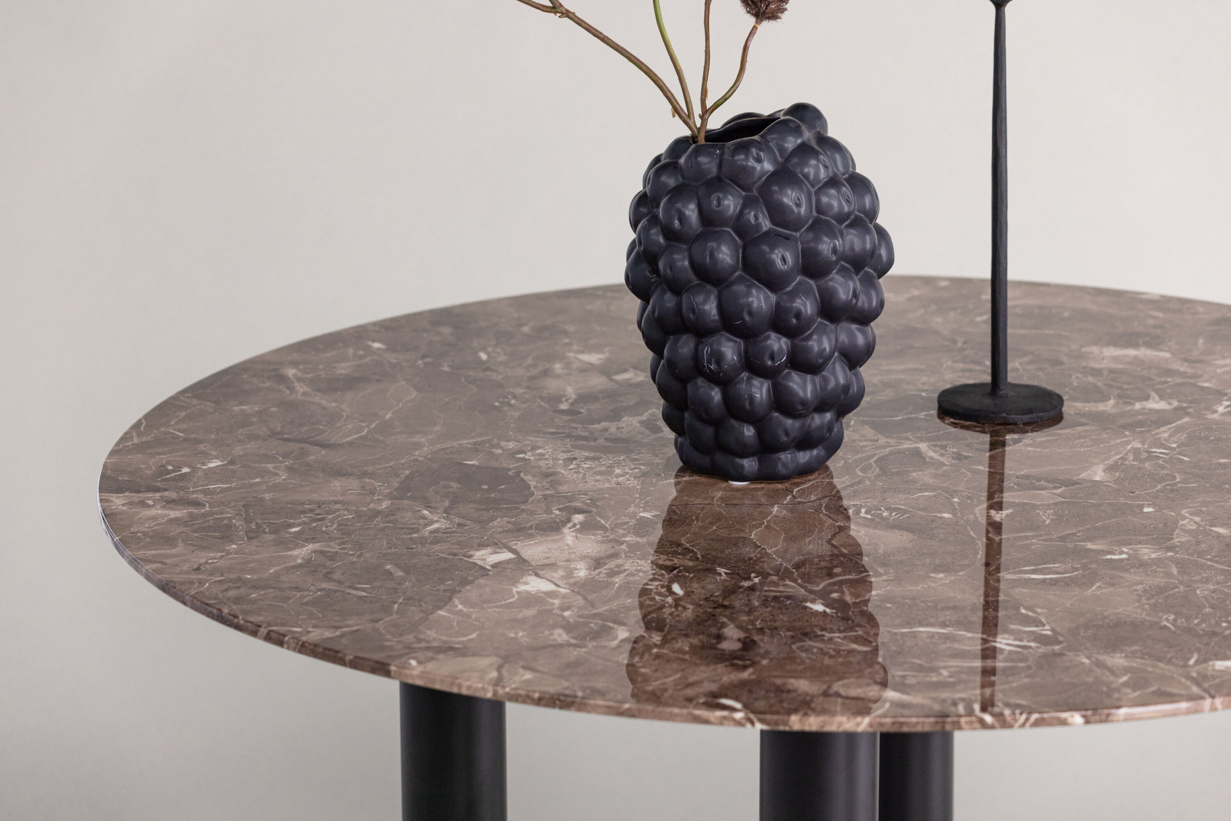 Nohr Ronde Eettafel 'Kayleen' Marmerlook, 106cm