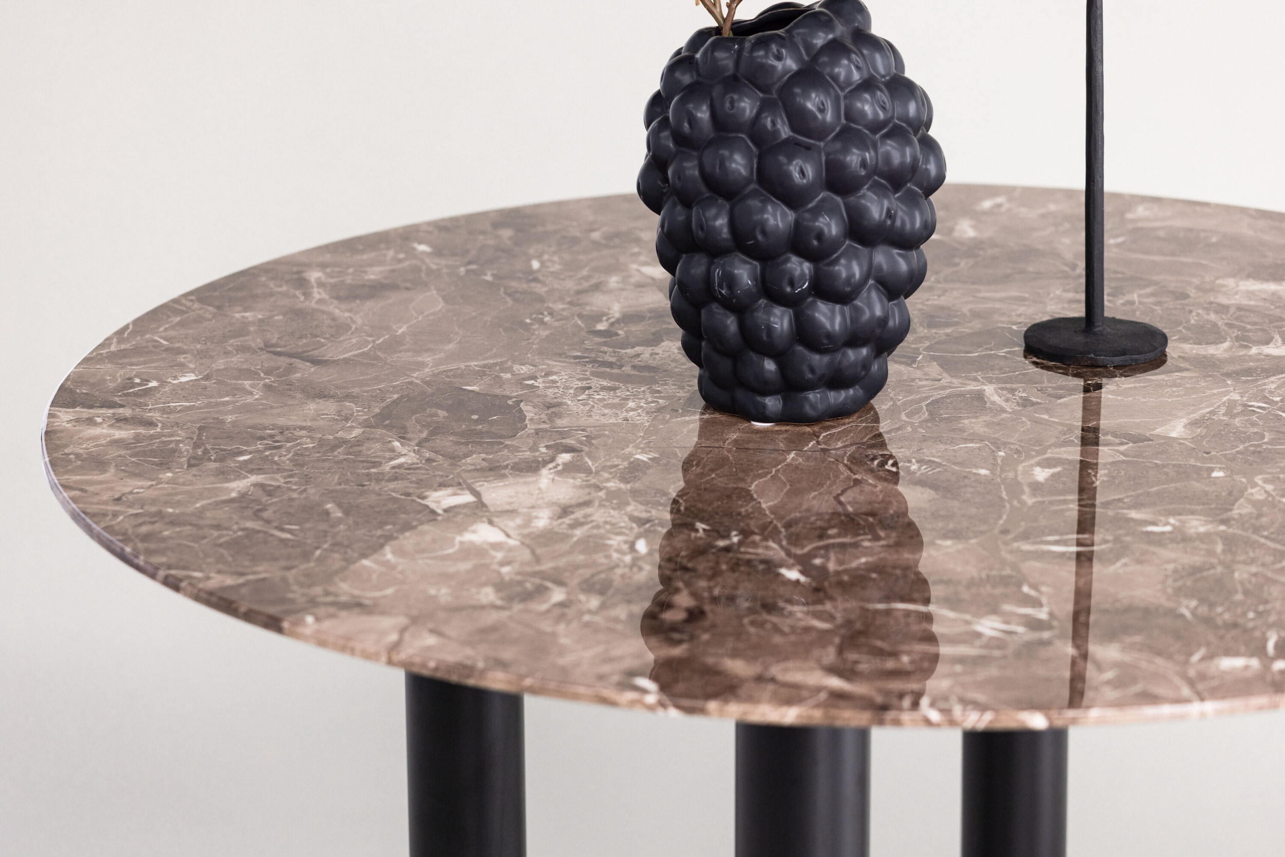 Nohr Ronde Eettafel 'Kayleen' Marmerlook, 106cm