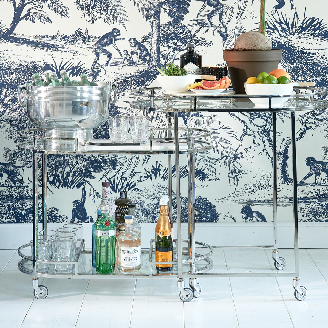 Rivièra Maison Trolley 'Crosby' Set van 2 stuks