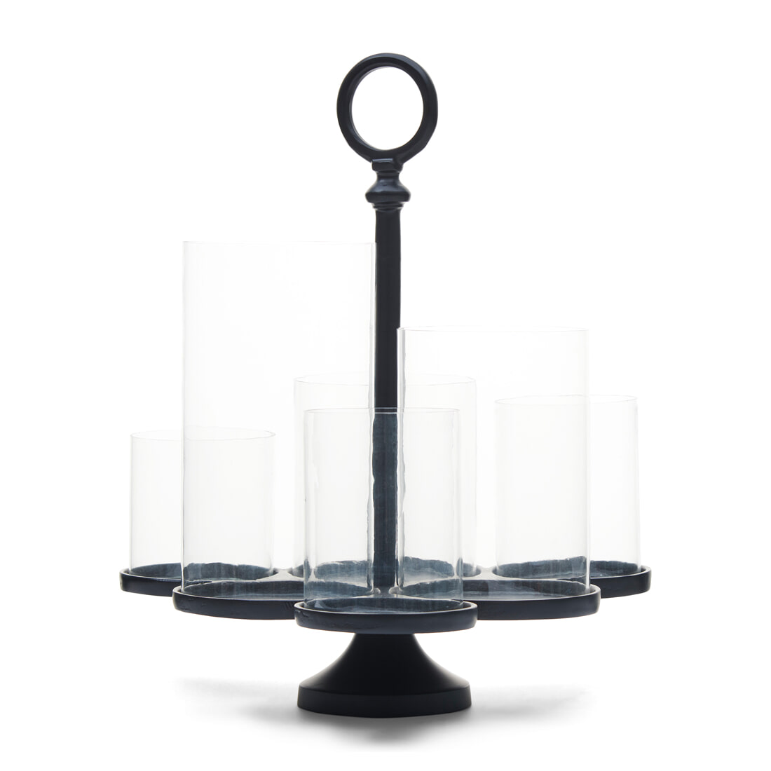 Rivièra Maison Kaarshouder 'Lisbon' Voor 6 kaarsen, kleur Mat Zwart