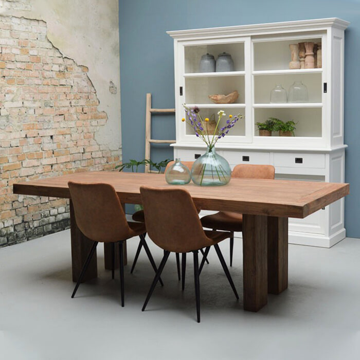 Livingfurn Eettafel Fiona Teak - Hout