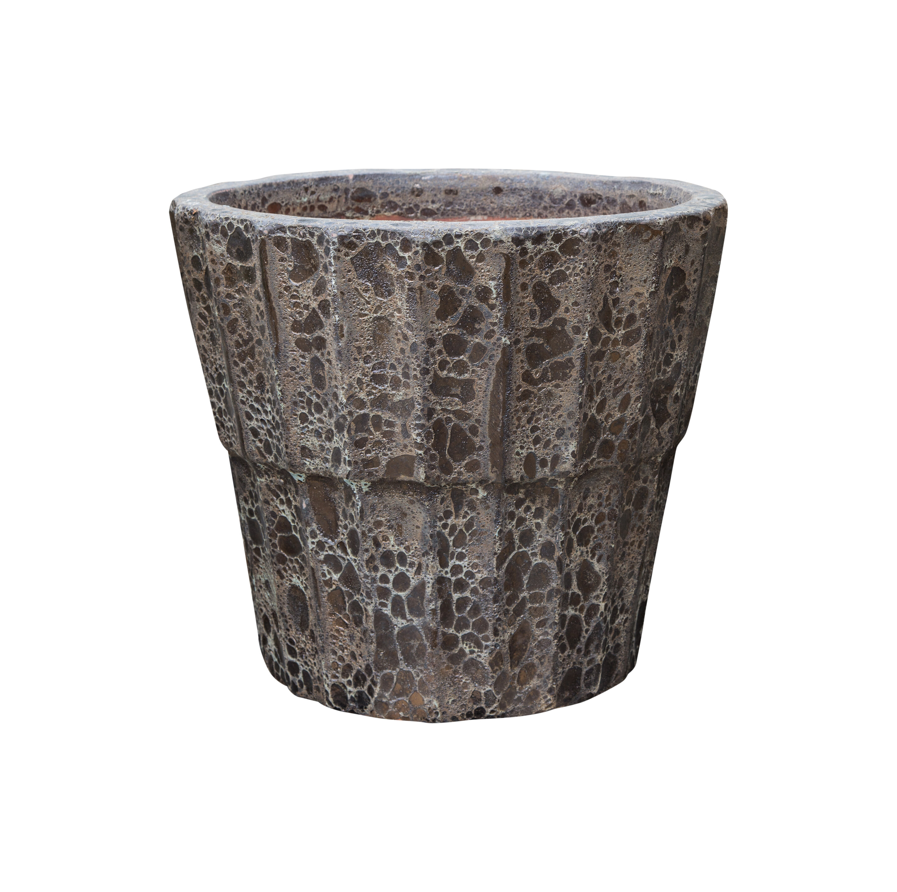PTMD Pot 'Fayah', Keramiek, 47 x 54cm, kleur Bruin