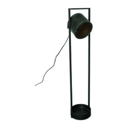 PTMD Vloerlamp 'Derek', Metaal, 120 x 23.5 x 29.5cm, kleur Zwart