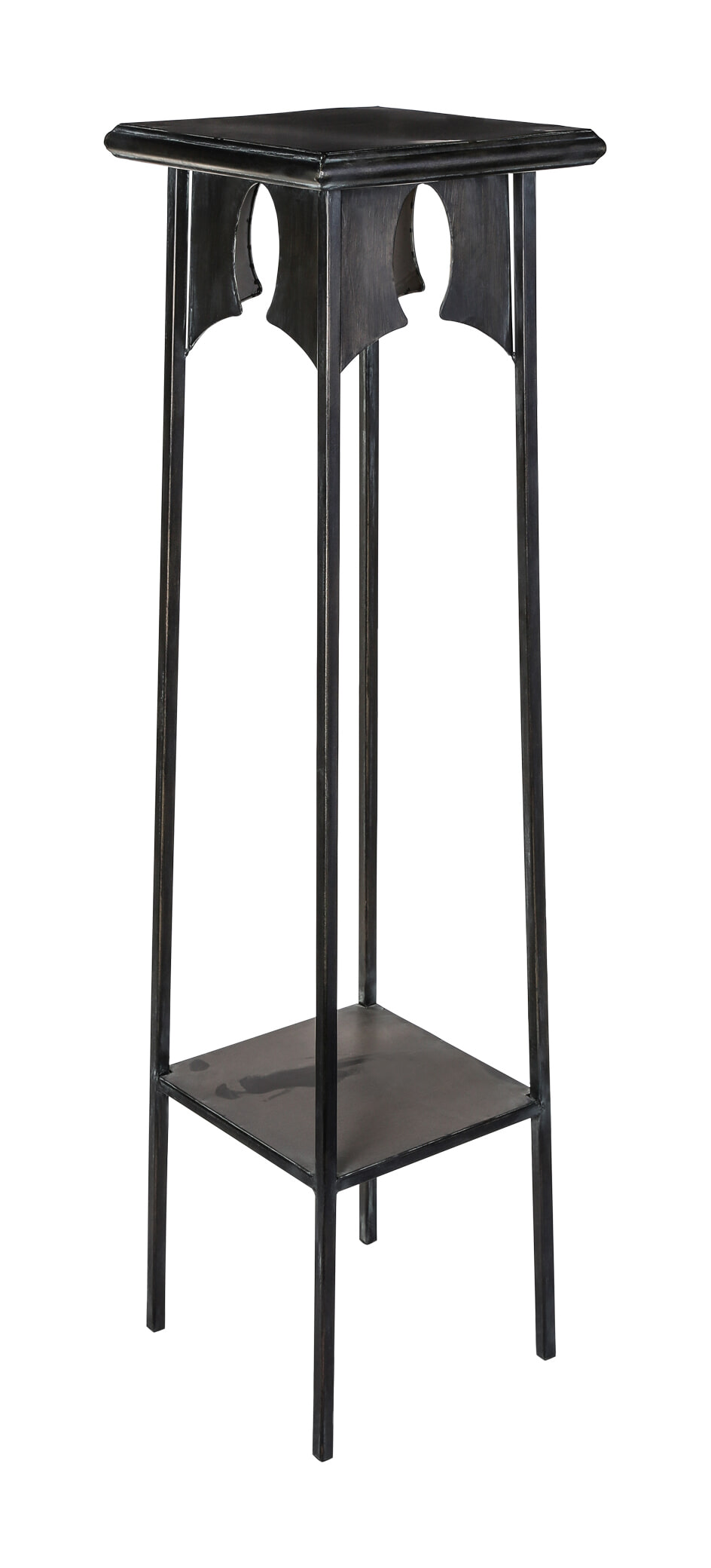 PTMD Zuil 'Tira', Metaal, 100 x 26 x 26cm, kleur Zwart
