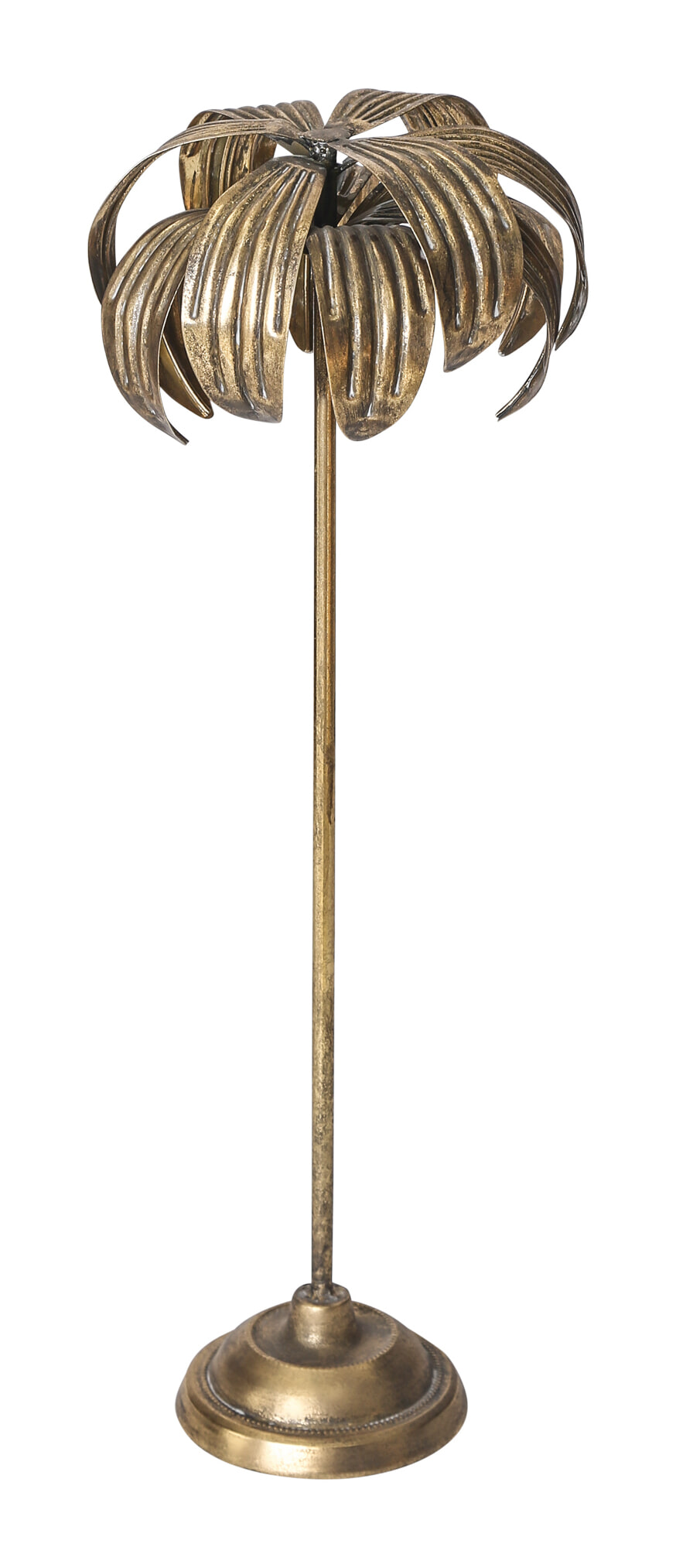 PTMD Kandelaar 'Darrin', Metaal, 49.5 x 17cm, kleur Goud
