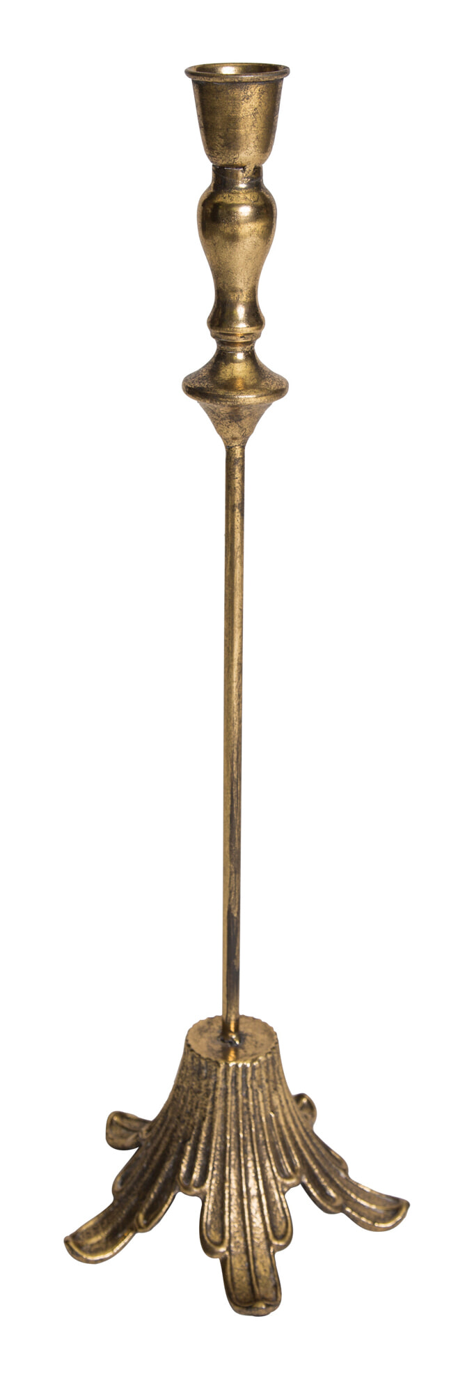 PTMD Kandelaar 'Shannen', Metaal, 60 x 19 x 19cm, kleur Goud PTMD Kandelaar 'Shannen', Metaal, 60 x 19 x 19cm, kleur Goud
