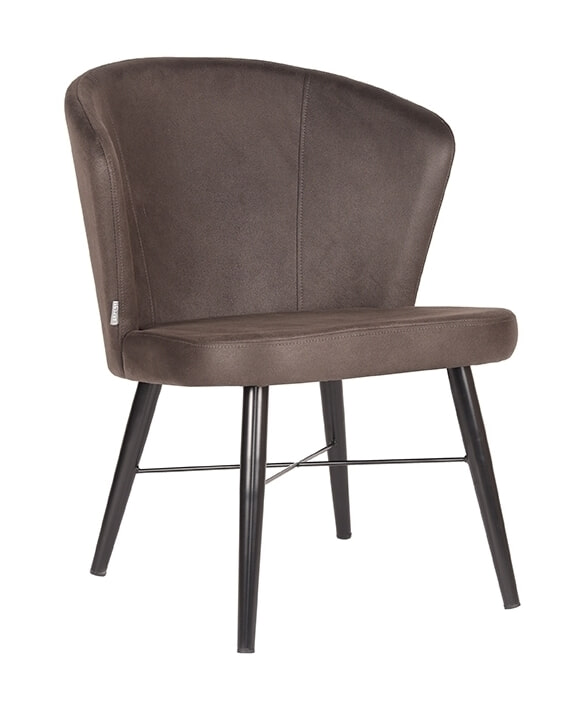 LABEL51 Fauteuil 'Wave', kleur Antraciet LABEL51 Fauteuil 'Wave', kleur Antraciet