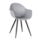 LABEL51 Eetkamerstoel 'Luca', kleur Grijs