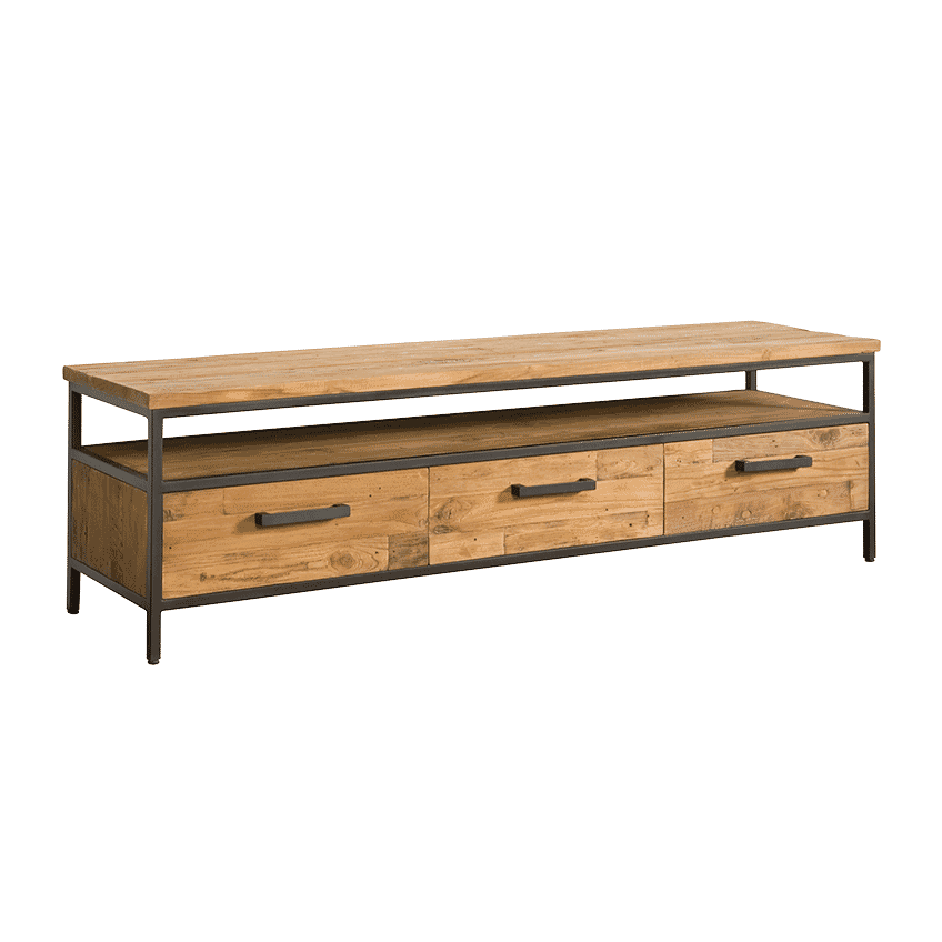 Tower Living Tv-meubel 'Livorno' Teak, 160cm Tower Living Tv-meubel 'Livorno' Teak, 160cm