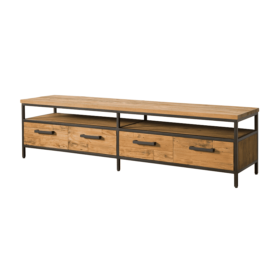 Tower Living Tv-meubel 'Livorno' Teak, 180cm Tower Living Tv-meubel 'Livorno' Teak, 180cm