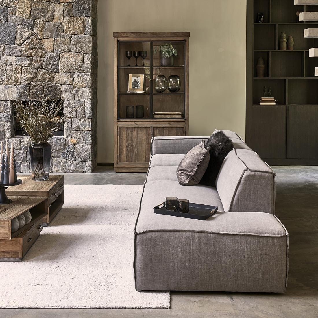 Rivièra Maison Buffetkast 'Clearwater Creek' Eikenhout, 198 x 108cm