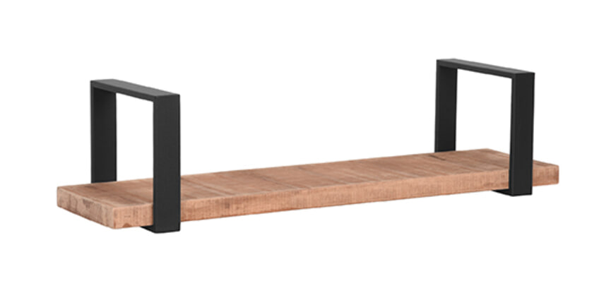 LABEL51 Wandplank 'Slam', Mangohout, 80 x 23 x 20cm LABEL51 Wandplank 'Slam', Mangohout, 80 x 23 x 20cm
