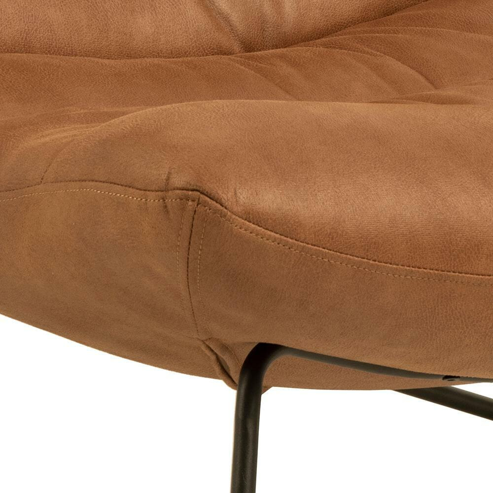 Sohome Fauteuil 'Otis' Eco-leder, kleur Bruin