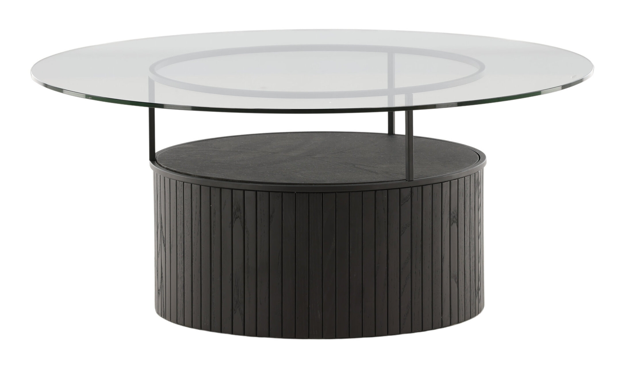 Nohr Ronde Salontafel 'Jilliam' Glas, 90cm