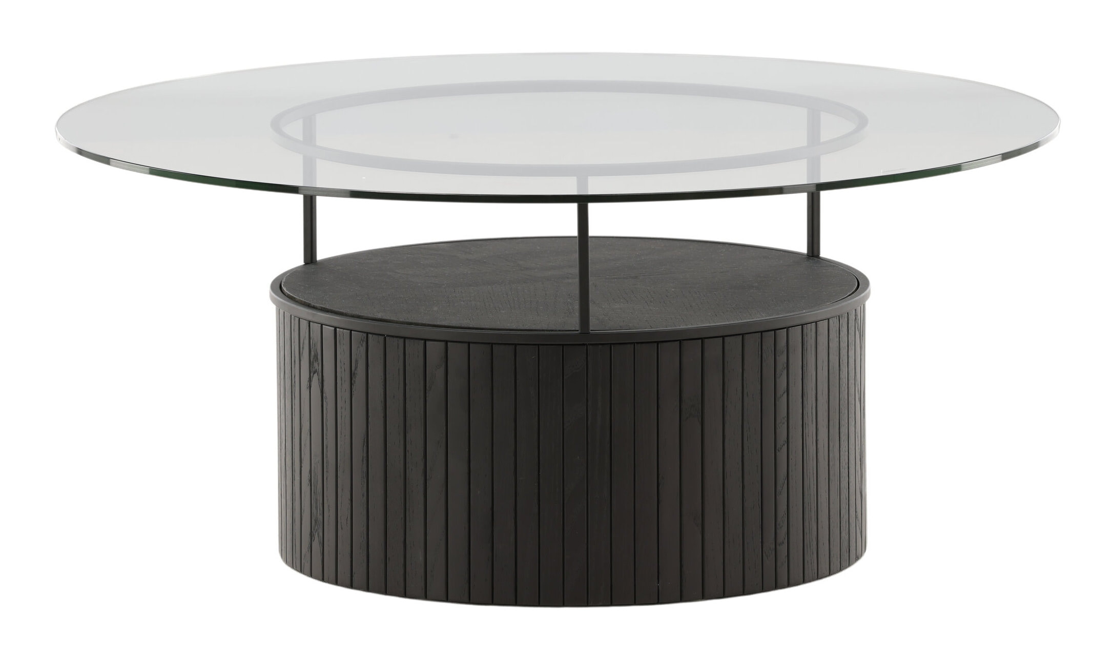 Nohr Ronde Salontafel 'Jilliam' Glas, 90cm