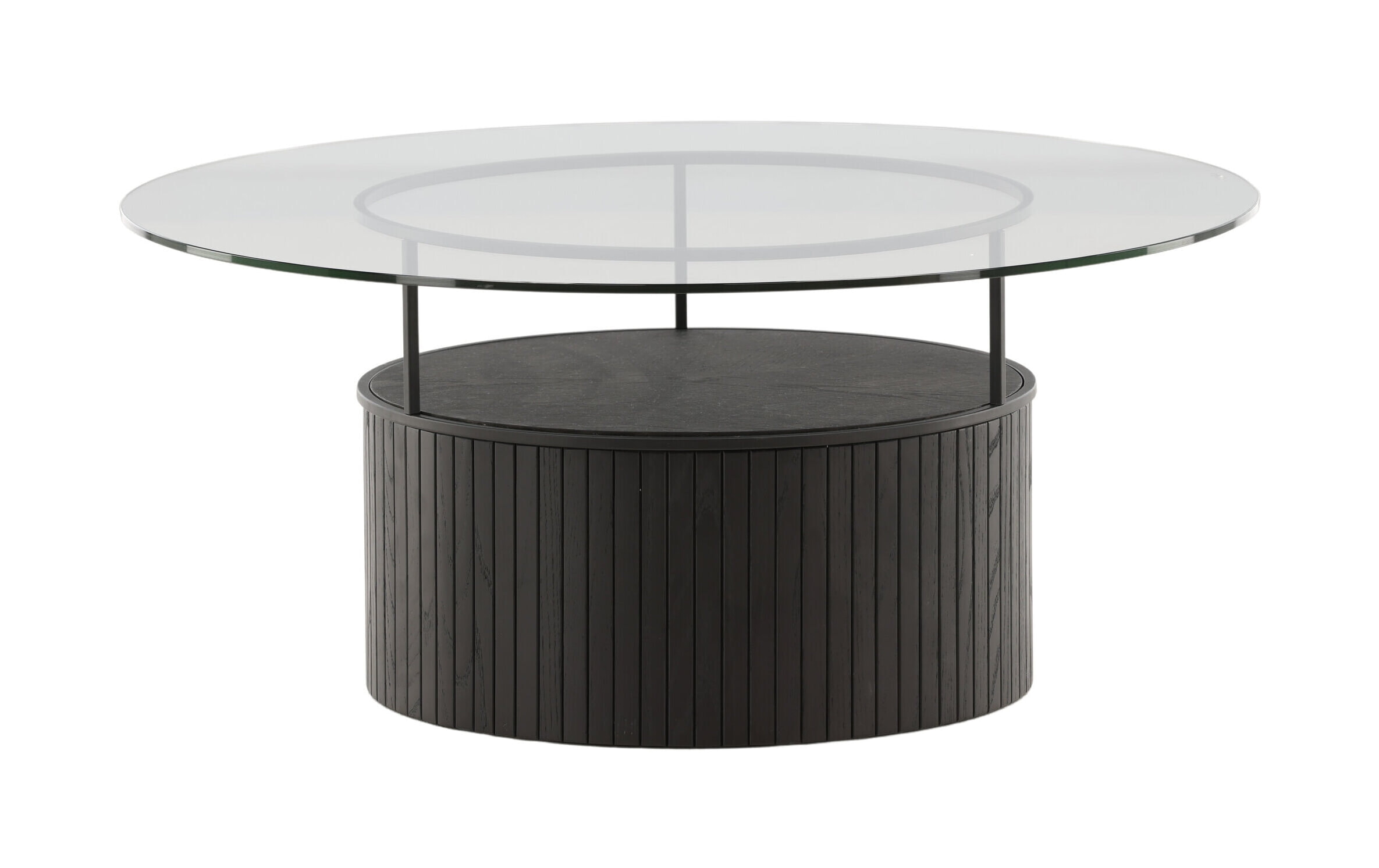 Nohr Ronde Salontafel 'Jilliam' Glas, 90cm
