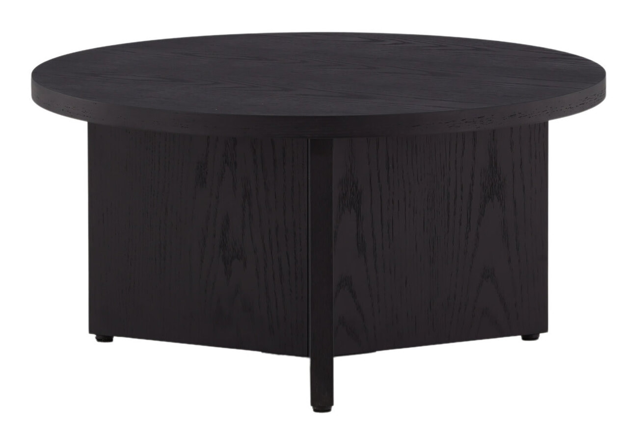 Nohr Ronde Salontafel 'Tammera' 85cm, kleur Zwart
