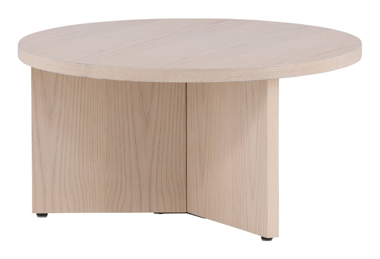 Nohr Ronde Salontafel 'Tammera' 85cm, kleur Whitewash