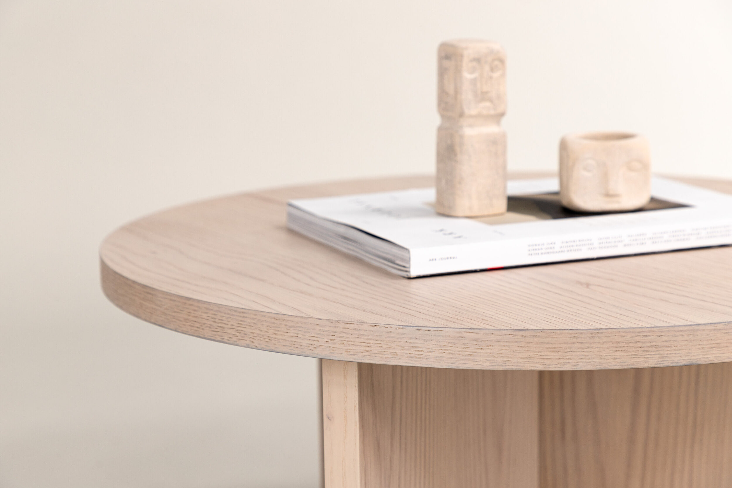 Nohr Ronde Salontafel 'Tammera' 85cm, kleur Whitewash
