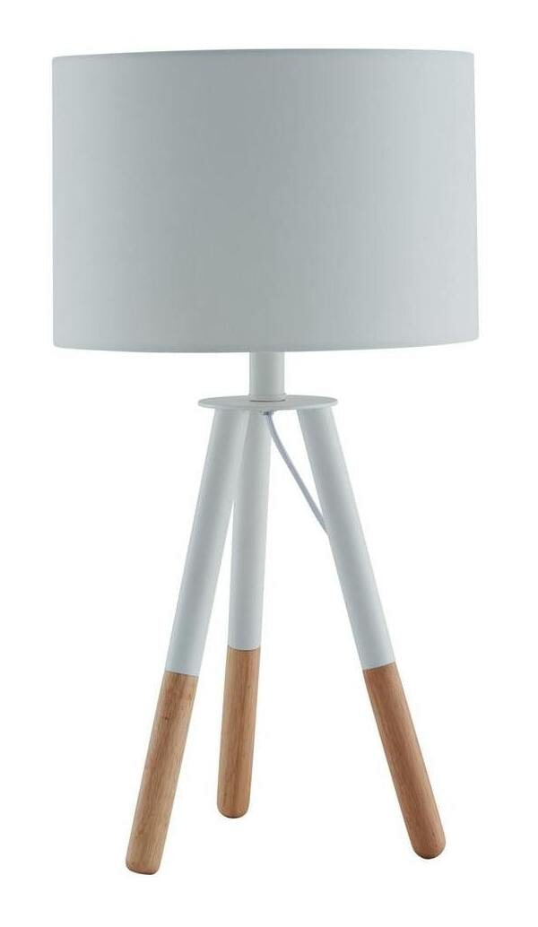 Artistiq Tafellamp 'Gerard', 55cm, kleur Wit