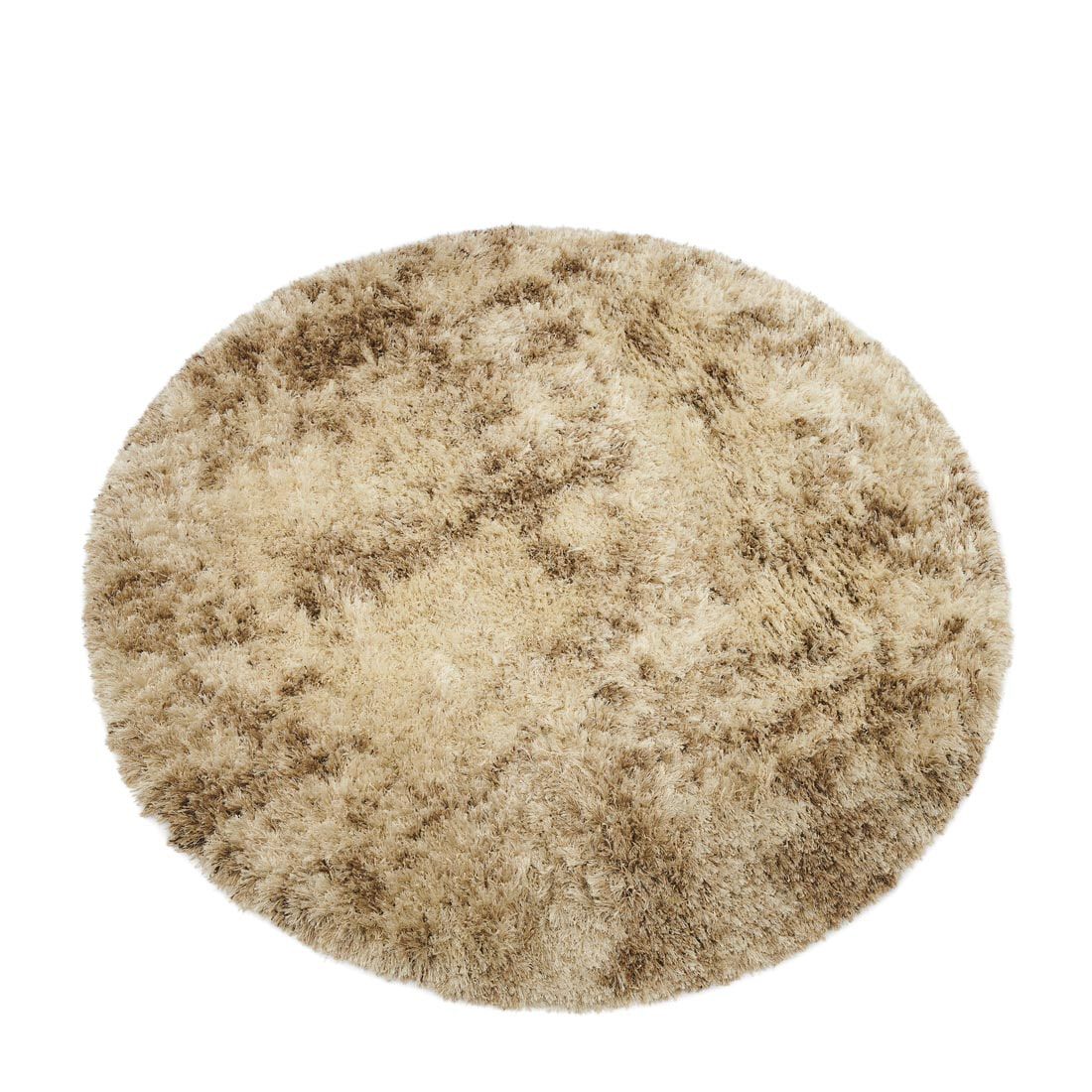 Rivi&egrave;ra Maison Rond Vloerkleed Mesa Vita &Oslash;200cm - Bruin
