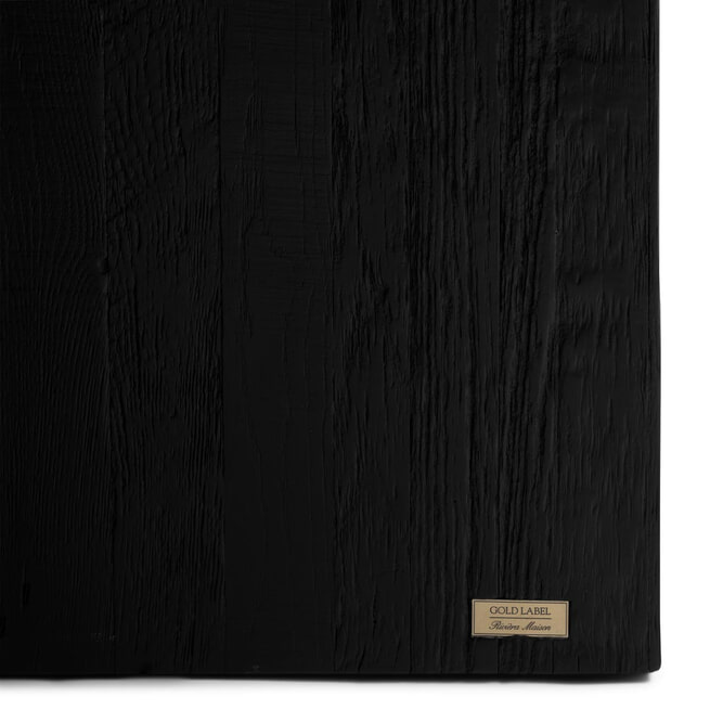 Rivièra Maison Ronde Eettafel 'Sherwood' Eikenhout, 150cm, kleur Zwart