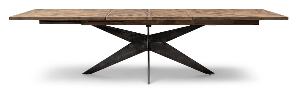 Rivièra Maison Uitschuifbare Eettafel 'Falcon Crest' Eikenhout, 220 - 320 x 100cm