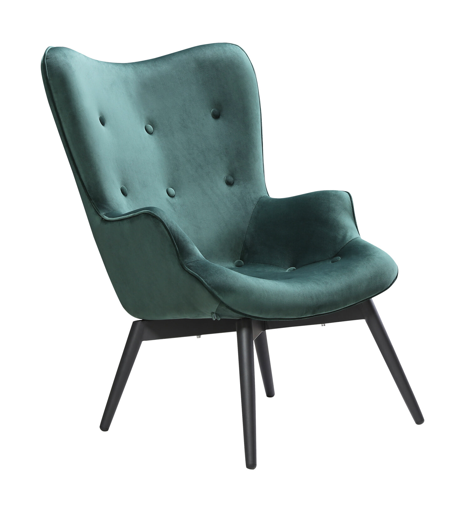 Artistiq Fauteuil 'Anderson', Velvet, kleur Groen