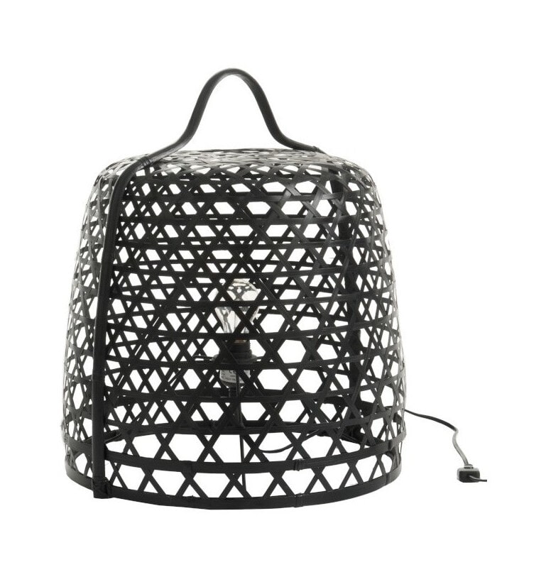 J-Line Vloerlamp 'Philippus' kleur Zwart, Ø45cm J-Line Vloerlamp 'Philippus' kleur Zwart, Ø45cm