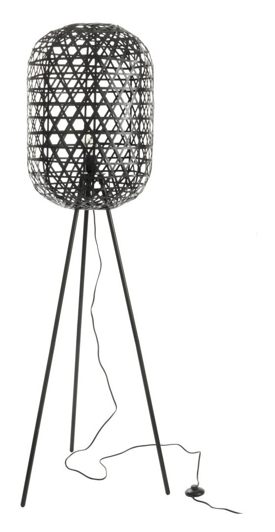 J-Line Vloerlamp 'Edilbert' kleur Zwart J-Line Vloerlamp 'Edilbert' kleur Zwart