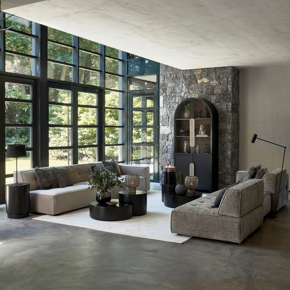 Rivièra Maison Ronde Bijzettafel 'Hollywood Hills' Mangohout, 41cm