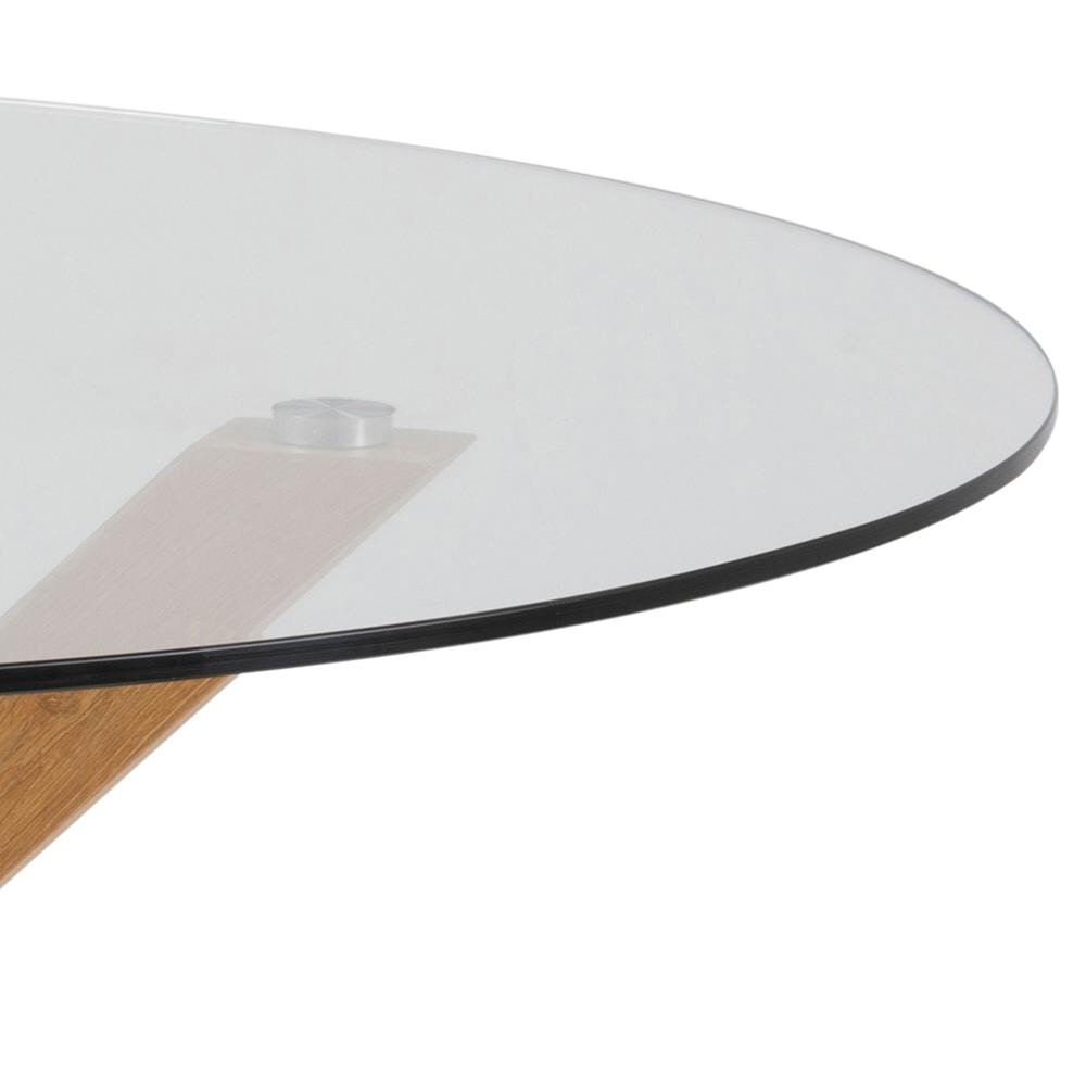 Bendt Ronde Eettafel 'Line' Glas, 119cm